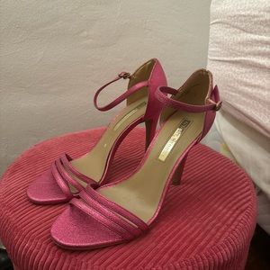 Metallic Hot Pink Heels